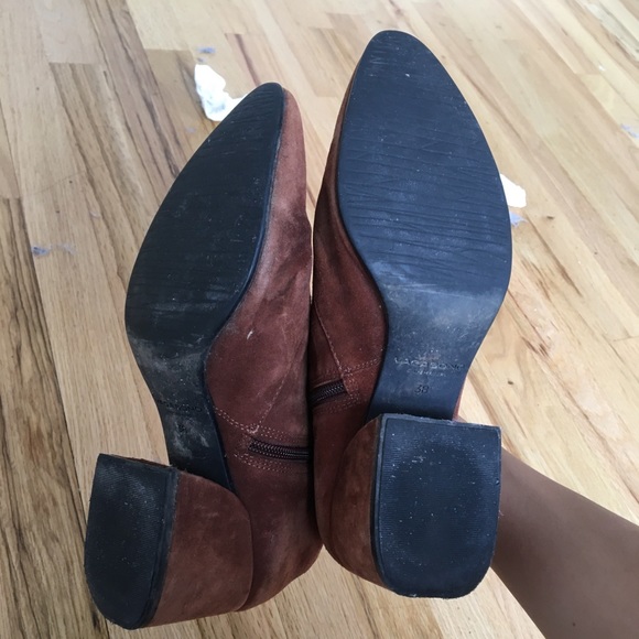 Vagabond Olivia Mod Suede Boots - 38 - Rust Camel - Picture 6 of 9